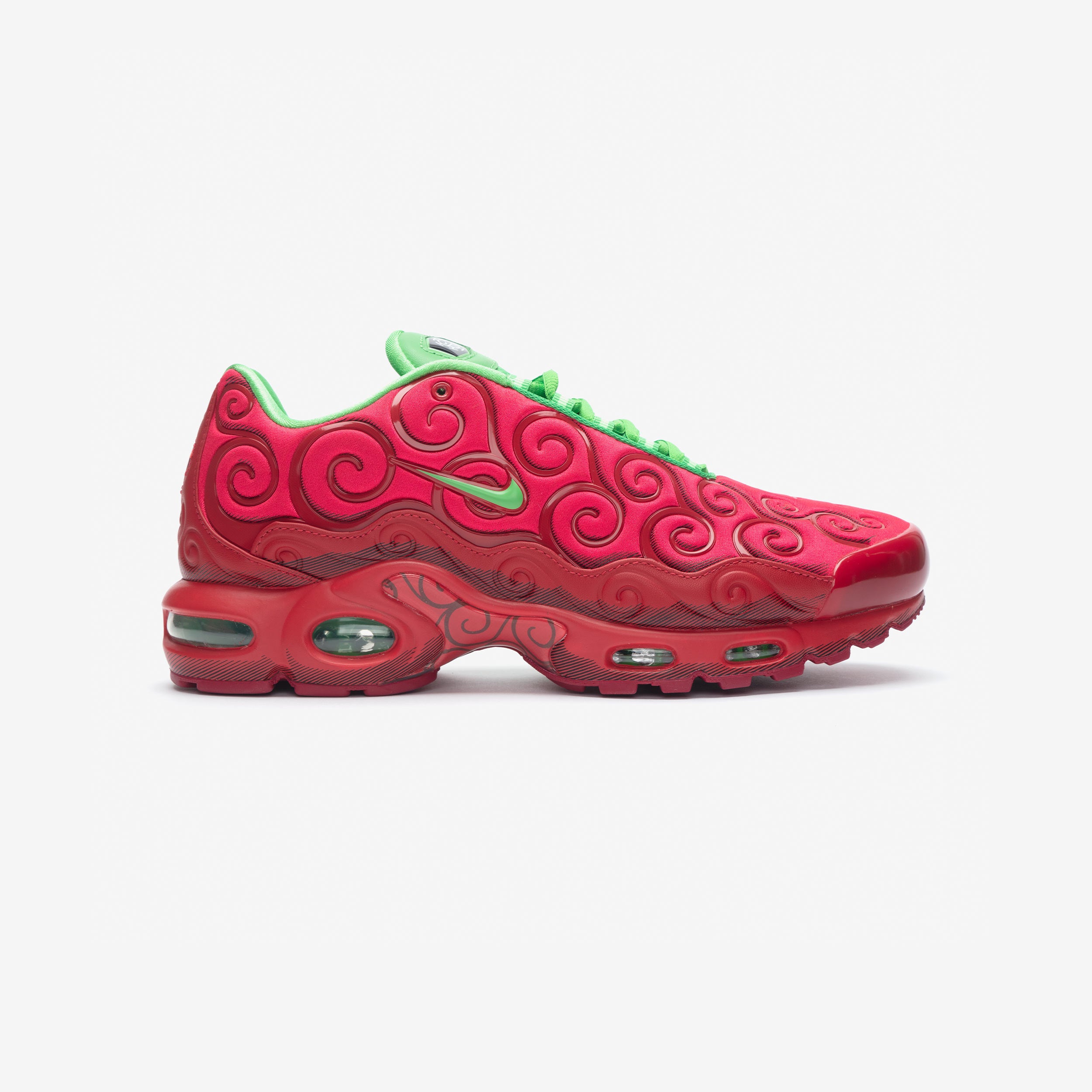 One Piece x Nike Air Max Plus Ope Ope — Very Berry / Green Quartz / Sport Red / Jade Aura / Fortress
